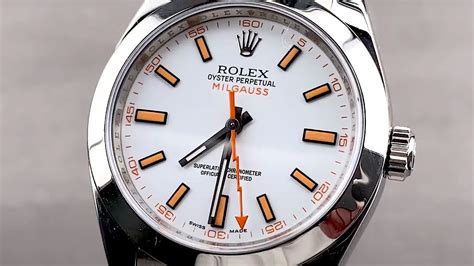 replica magic rolex milgauss|Rolex Milgauss 116400 white dial.